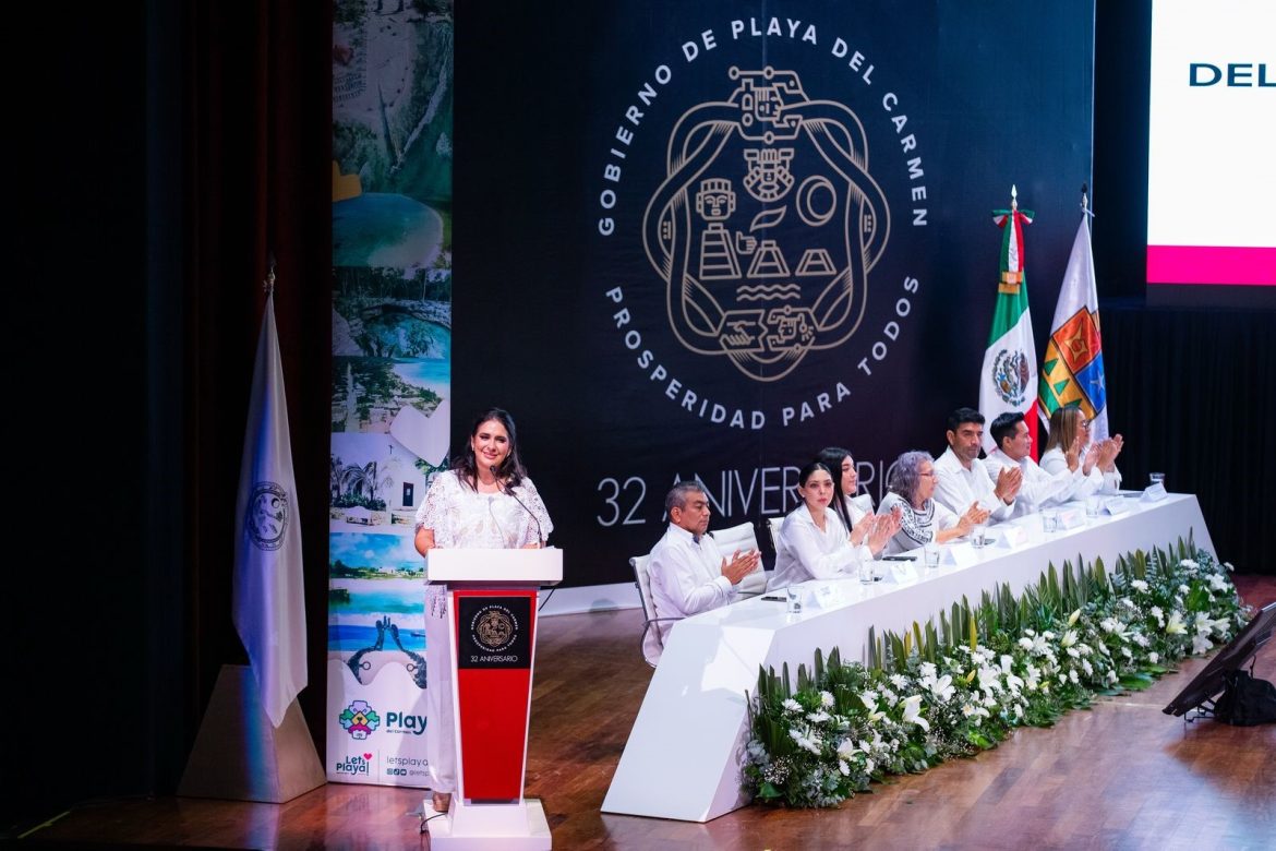 Playa del Carmen reafirma su presente y futuro: celebra 32 años de identidad, transformación y unidad
