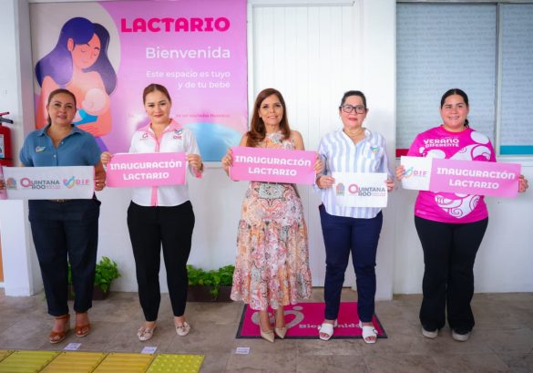 Inaugura Verónica Lezama su primer lactario