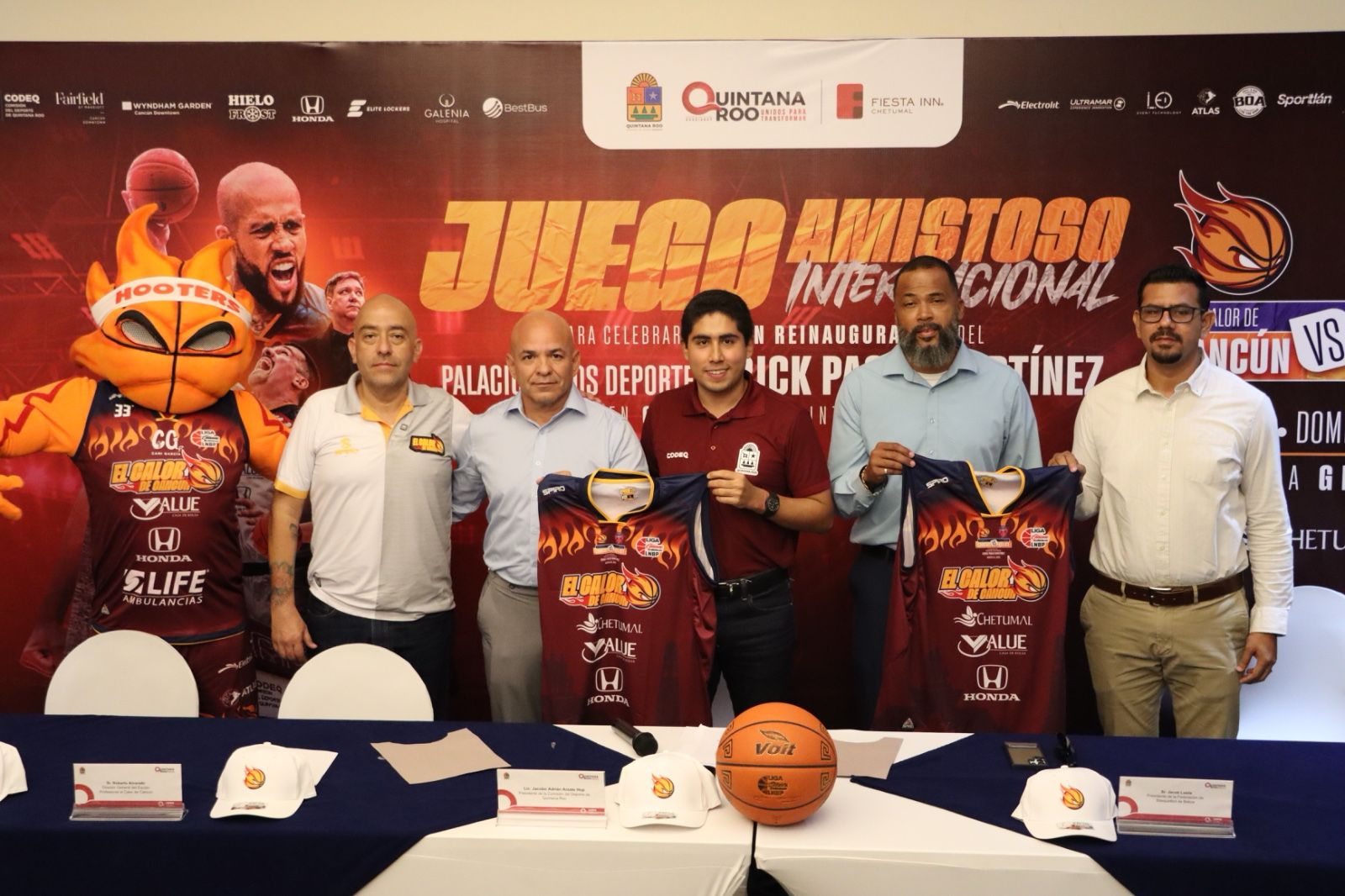 El Calor de Cancún jugará en la gran reinauguración del Palacio de los Deportes “Erick Paolo Martínez” de Chetumal