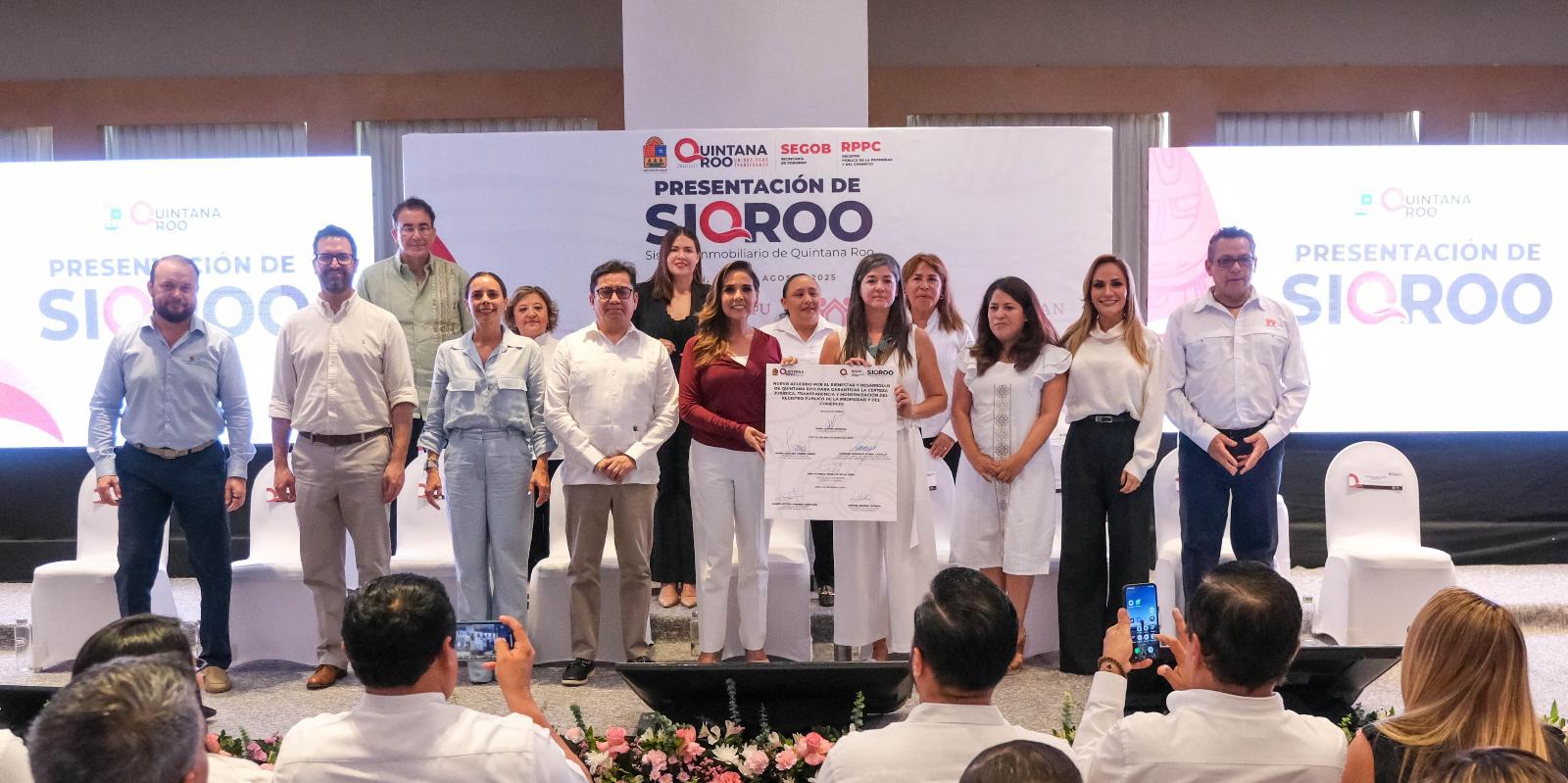 Presenta Mara Lezama el nuevo Sistema Inmobiliario de Quintana Roo