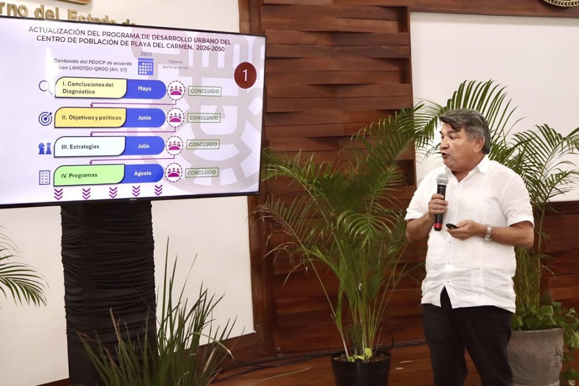 Avanza la actualización del PDU de Playa del Carmen