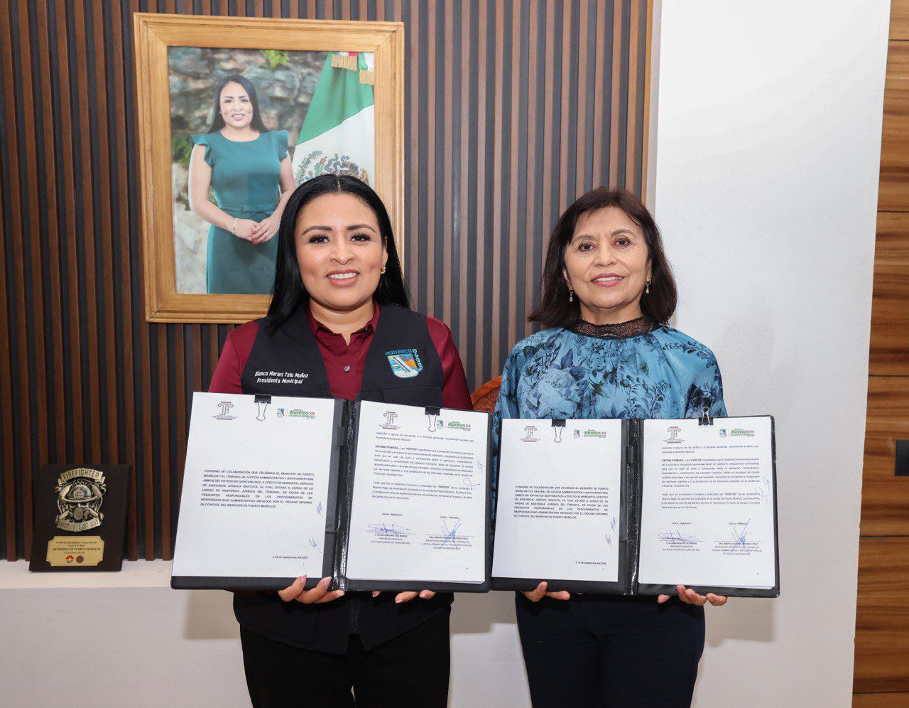 Signan Puerto Morelos y el Tribunal De Justicia Administrativa Y Anticorrupción convenio de colaboración