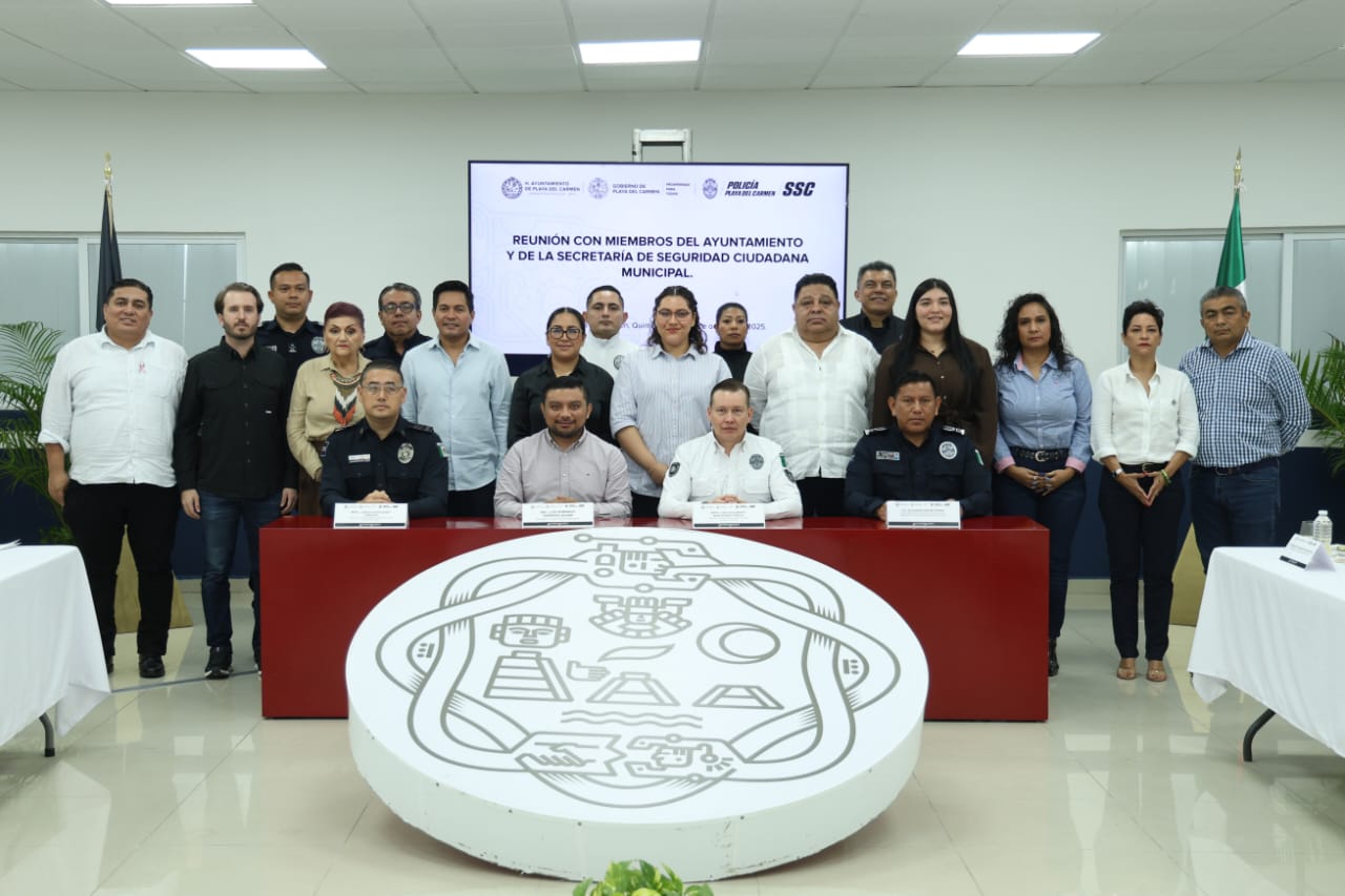 Estefanía Mercado impulsa estrategias clave para fortalecer la seguridad y la paz social en Playa del Carmen