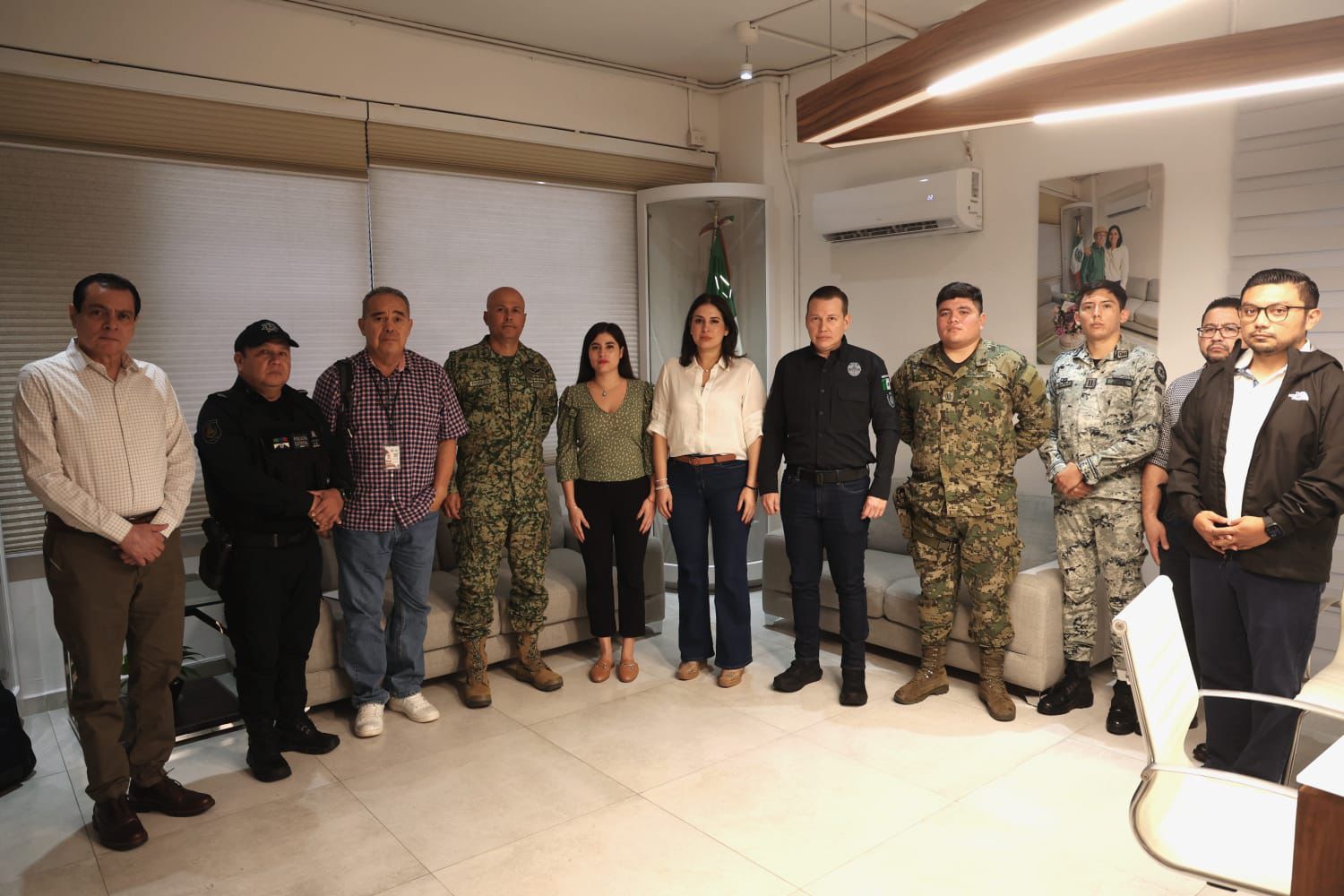 Estefanía Mercado refuerza coordinación con la Mesa Regional de Seguridad ante hechos ocurridos en el ejido Playa del Carmen