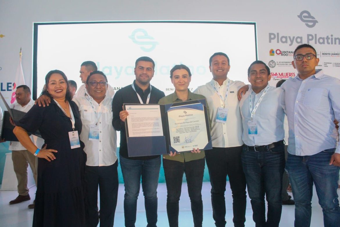 Playa del Carmen renueva certificación “Playas Platino” 2025