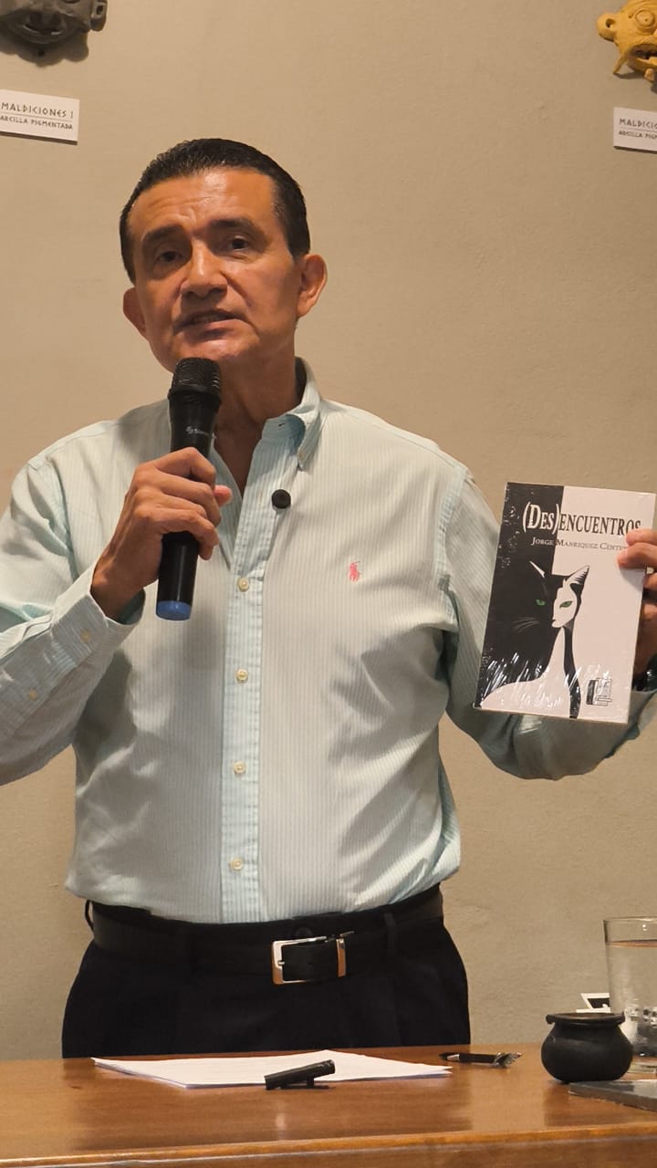 Presentan (Des) Encuentros, primer libro de relatos de Jorge Manríquez Centeno
