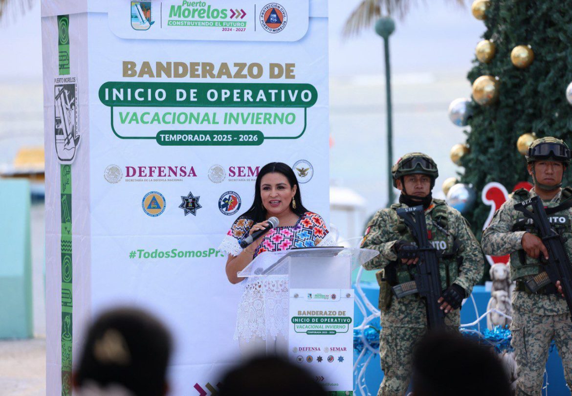 DA BLANCA MERARI BANDERAZO AL OPERATIVO VACACIONAL DE INVIERNO TEMPORADA 2025-2026