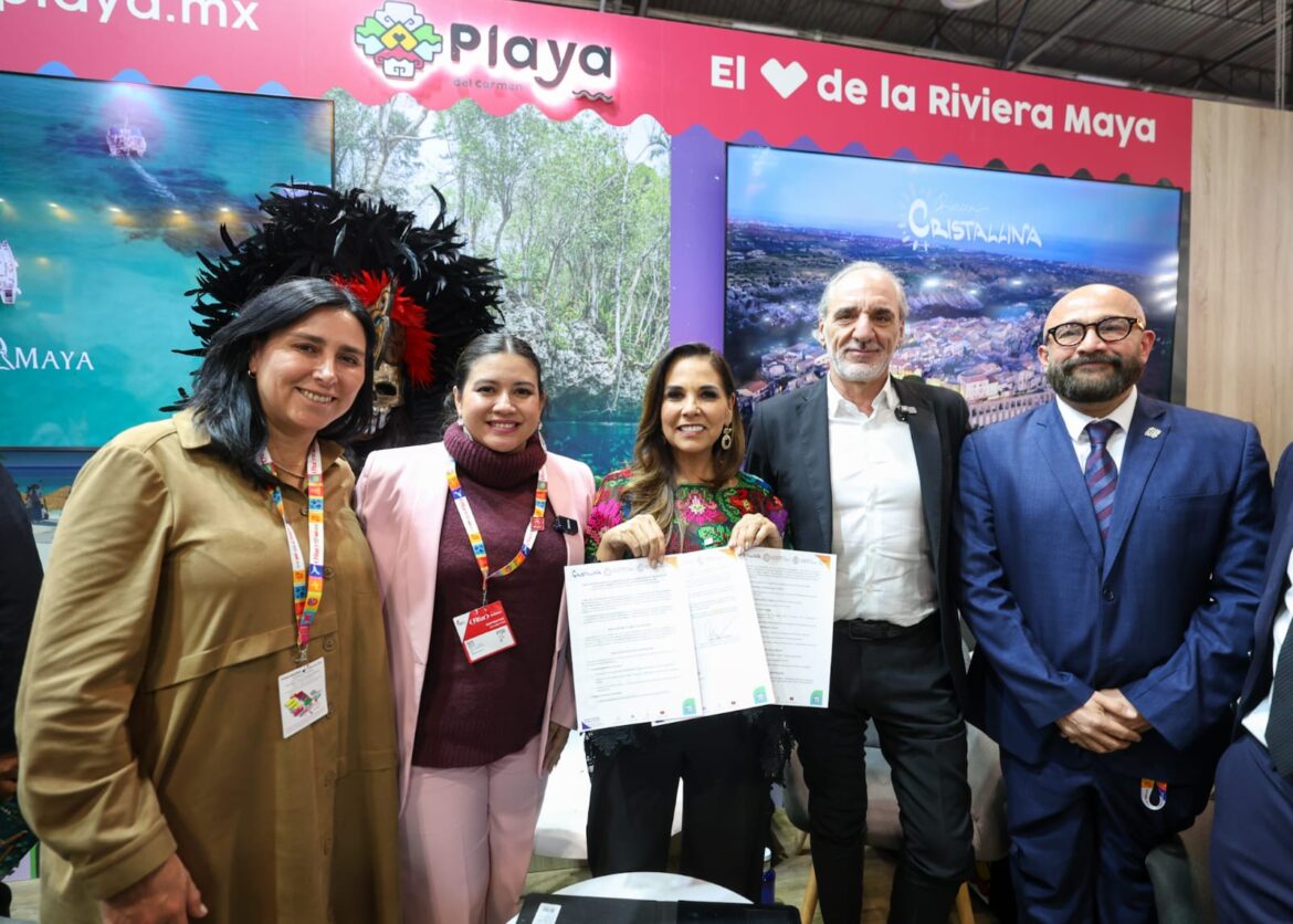 Mara Lezama respalda al gobierno de Playa del Carmen en FITUR