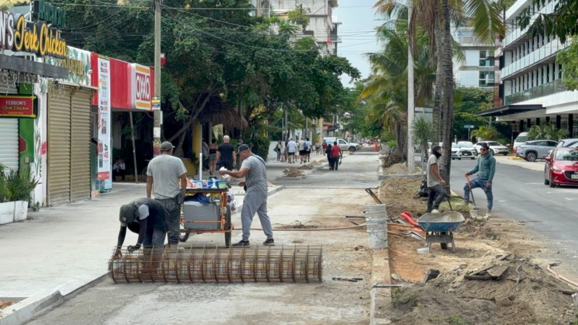 Aguakan retrasa conclusión de la avenida 10 en Playa del Carmen