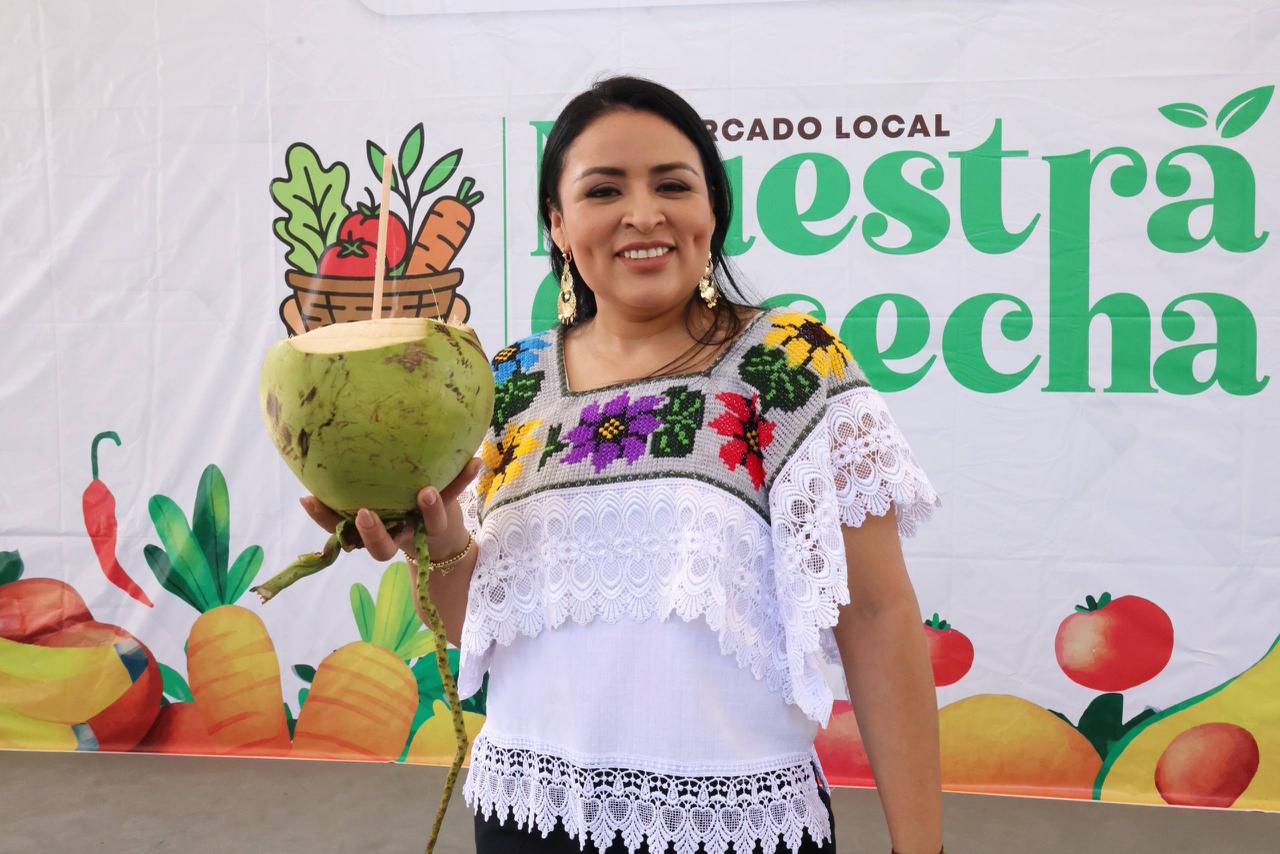 Impulsa Blanca Merari el consumo local con el programa “Mercado Local Nuestra Cosecha”