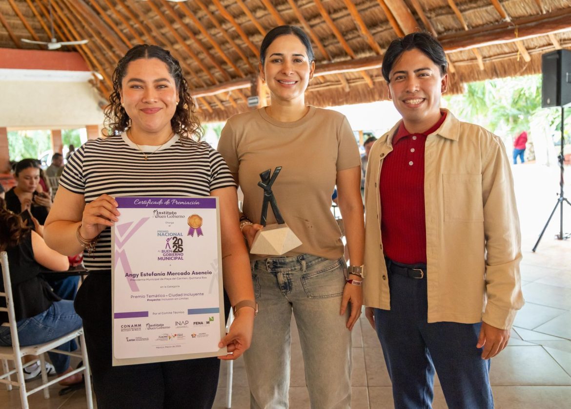 del Carmen con premio nacional de Buen Gobierno
