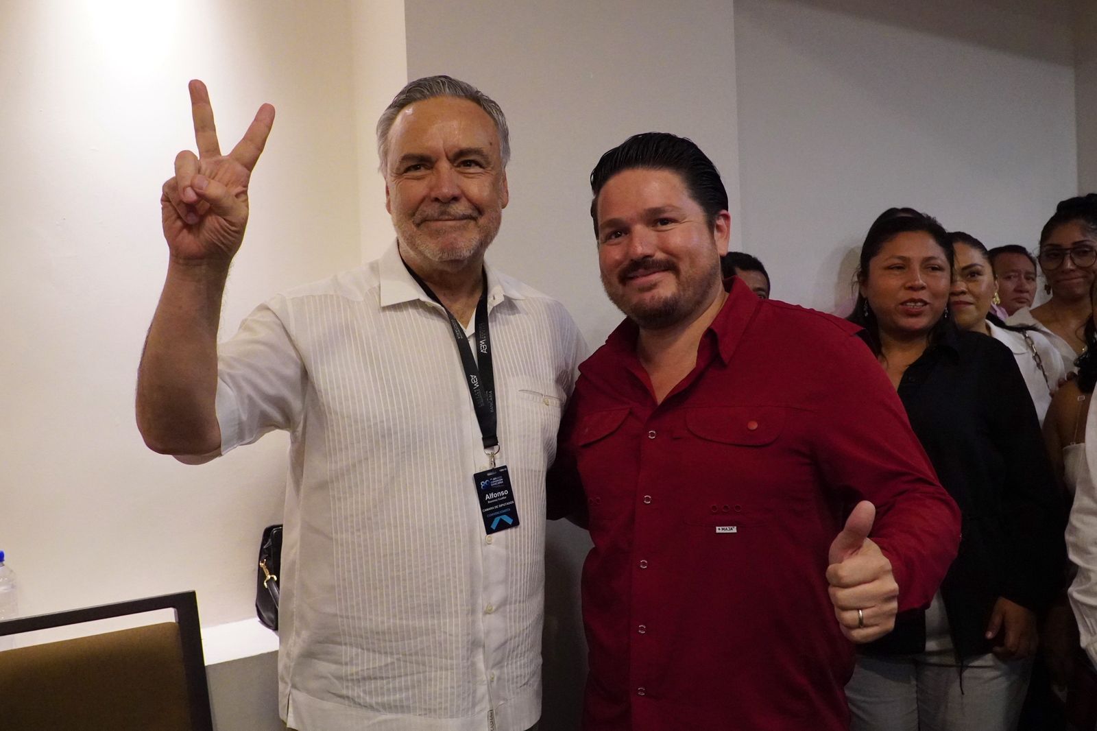Farid Rentería acompaña al diputado Alfonso Ramírez Cuéllar