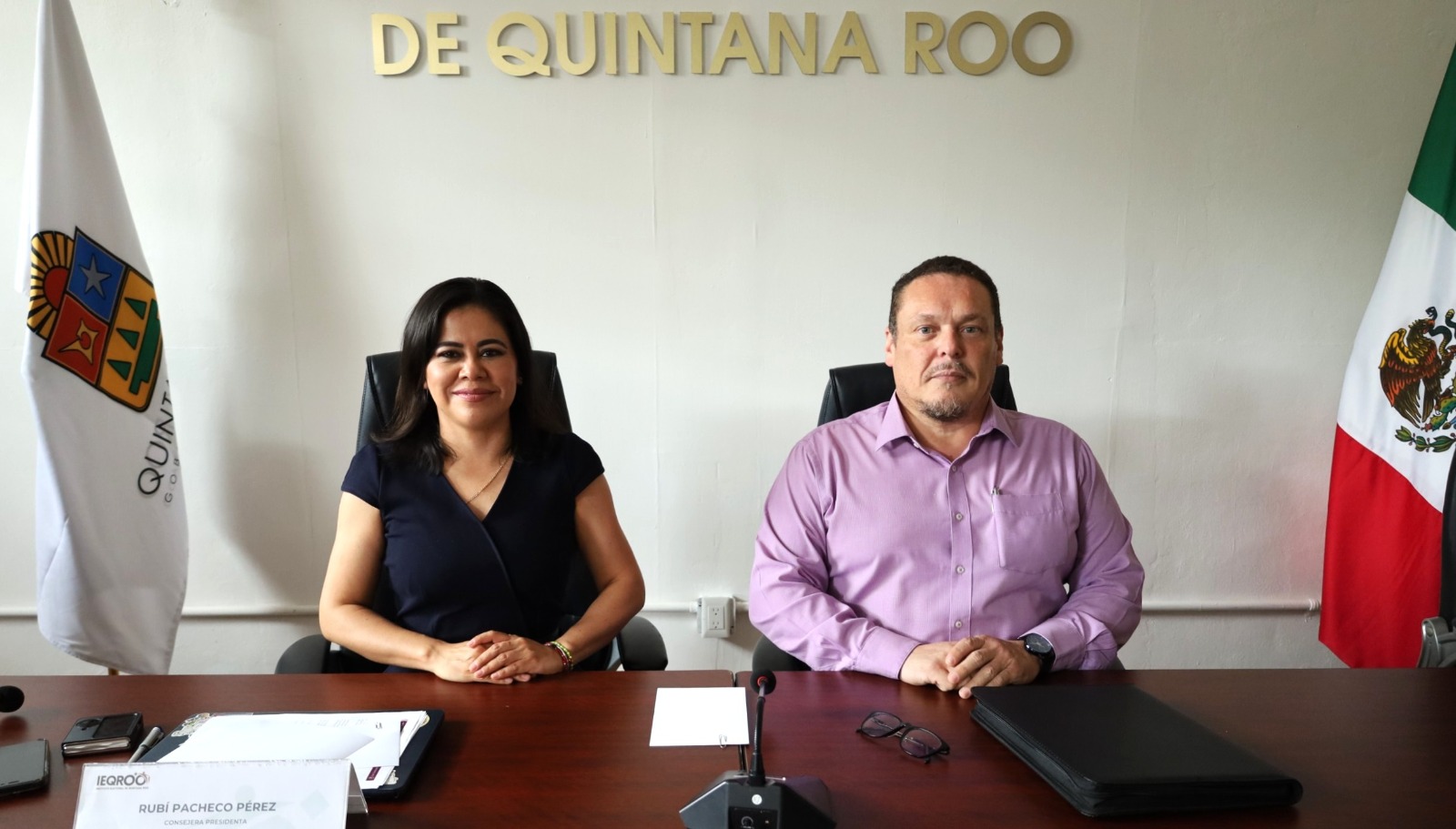 Refrendan IEQROO e INE compromiso de trabajo conjunto y unidad institucional en Quintana Roo